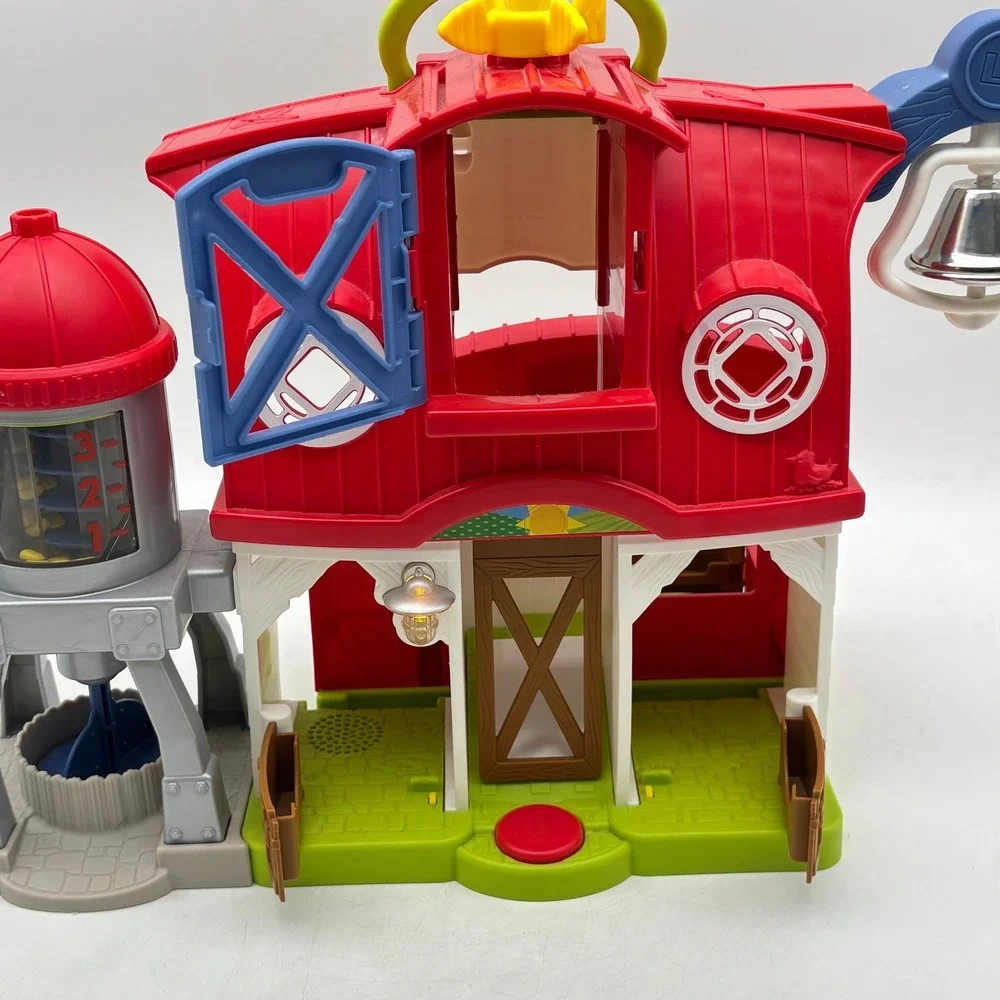 Fisher Price Little People Farm Barn Silo Bell Playset No Figures Animals